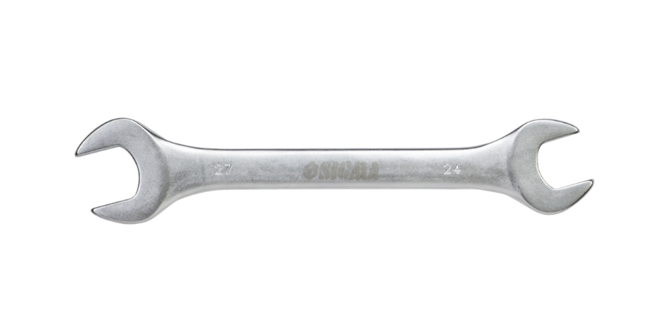 Ключ ріжковий Sigma 24x27 мм CrV Satine (6025891)