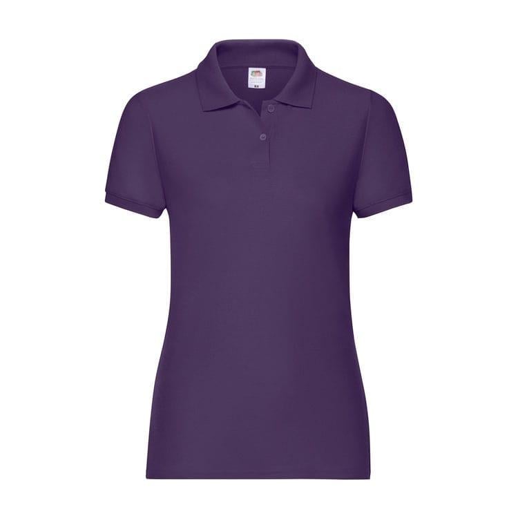 Поло женское Fruit of the Loom 63-402 65/35 S Фиолетовый (63-212-PE-S)
