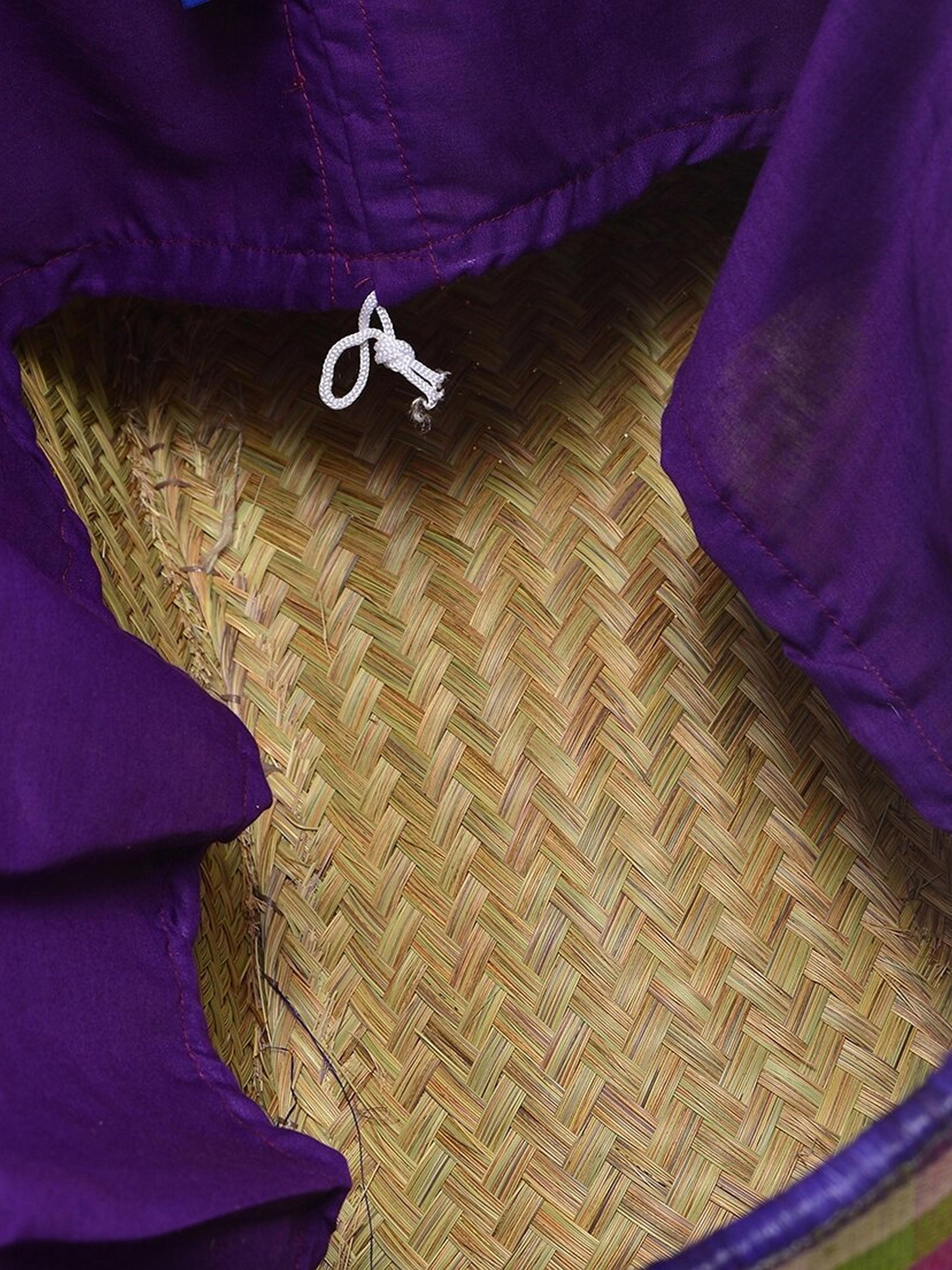 Сумка пляжная Le Comptoir de la plage Madras GM One size Prune 009 (ZIK0000011516) - фото 5