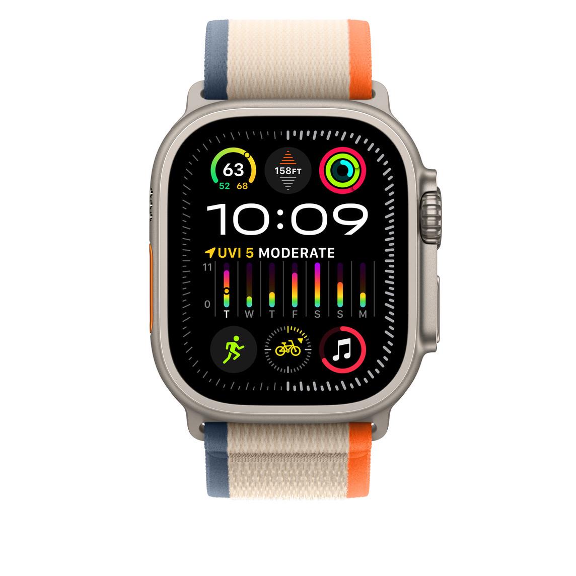 Ремешок тканевый ArmorStandart Trail Loop for Apple Watch All Series 42/44/45/49 мм Orange Beige (ARM74231) - фото 3