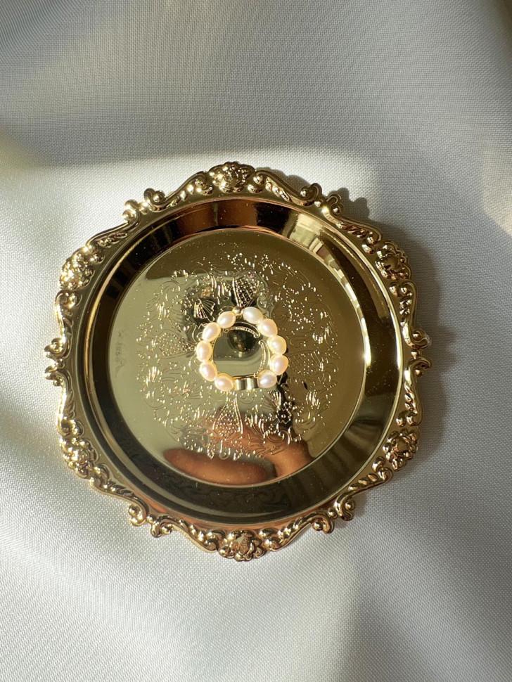 Каблучка з перлин з серцем (5349) - фото 5 Каблучка з перлин з серцем (5349) - фото 5