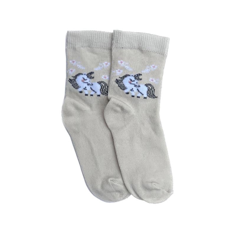 Носки для девочки с принтом TwinSocks Единорог р. 14-16 Светло-бежевый (304) Носки для девочки с принтом TwinSocks Единорог р. 14-16 Светло-бежевый (304)