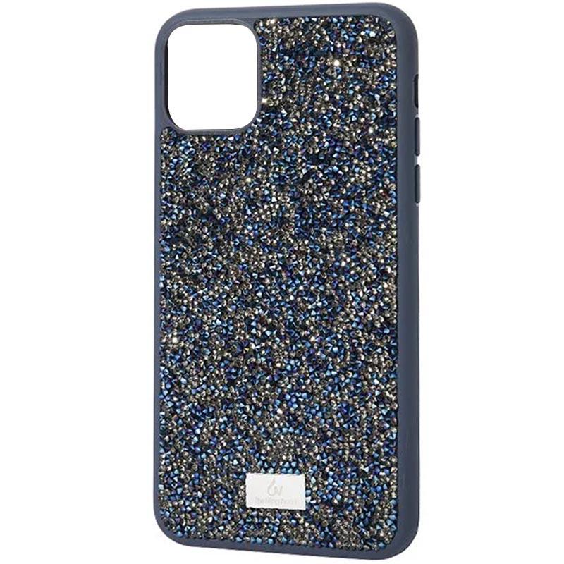 Противоударный TPU чехол Bling World Rock Diamond для Apple iPhone 15 6.1" Синий