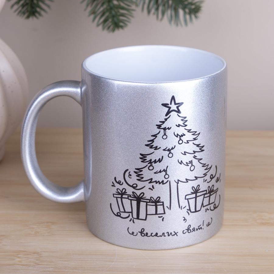 Чашка елочка 330 мл (3802-3)