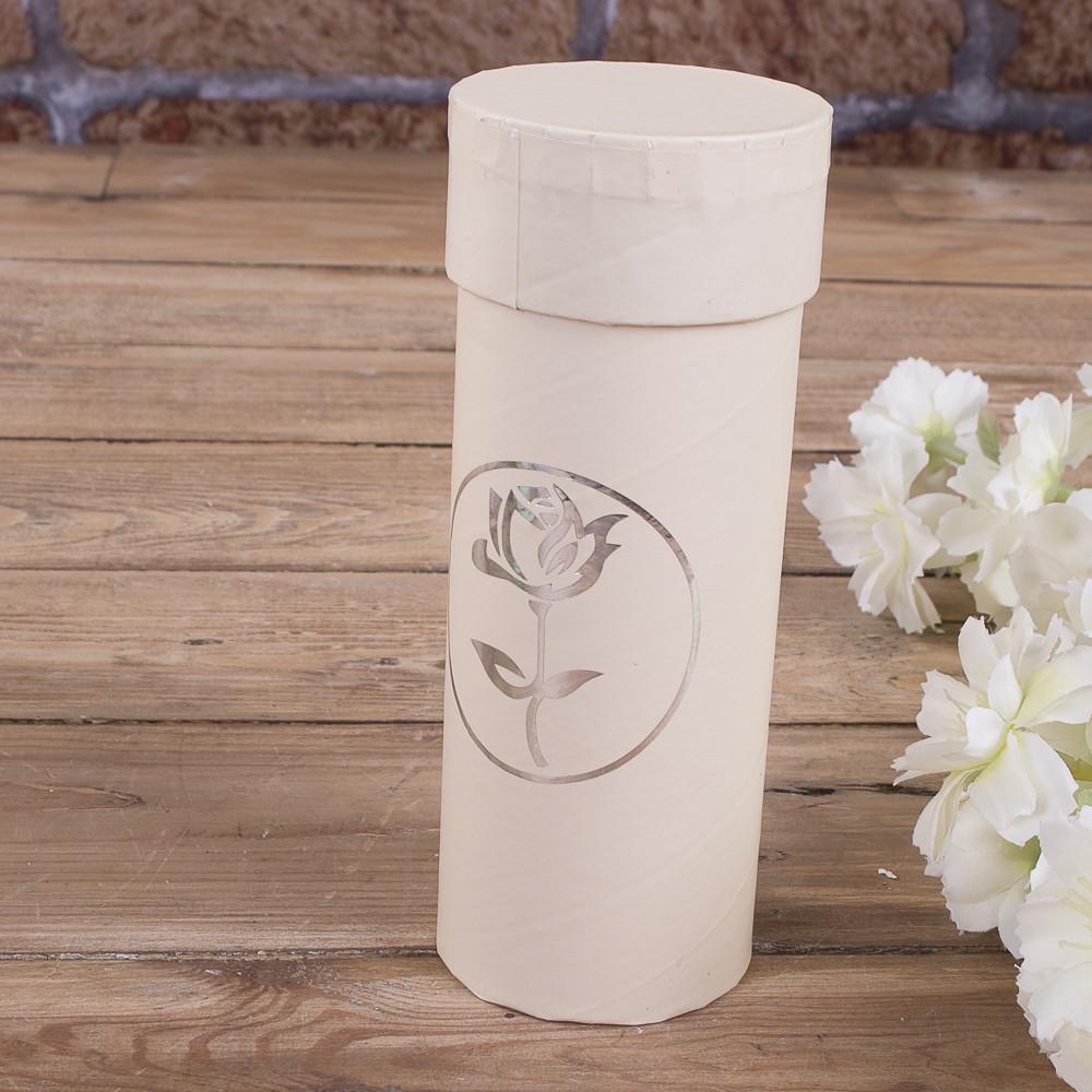 Кашпо под цветы пробирка Кремовый (4436-6)