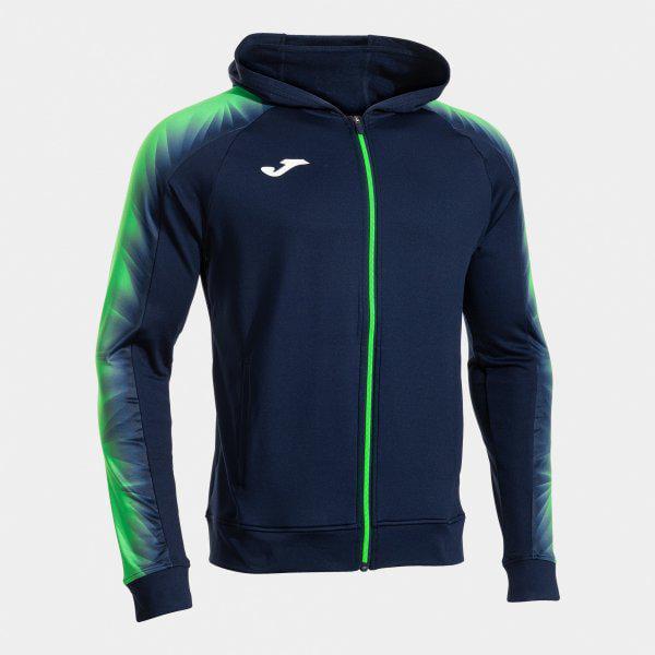 Олімпійка JOMA 103826.317 CHAQUETA CON CAPUCHA ELITE XI MARINO VERDE M Fluor (8445954711091)
