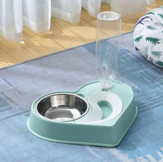 Автоматическая кормушка с поилкой для домашних животных DOG &amp; Cat bowl пластиковая