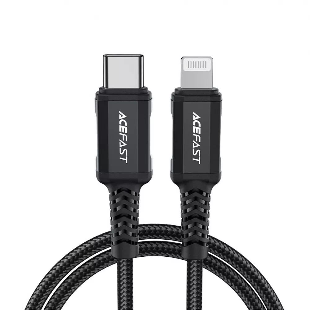 Кабель Acefast C4-01 Type-C to Lightning 180 см Black