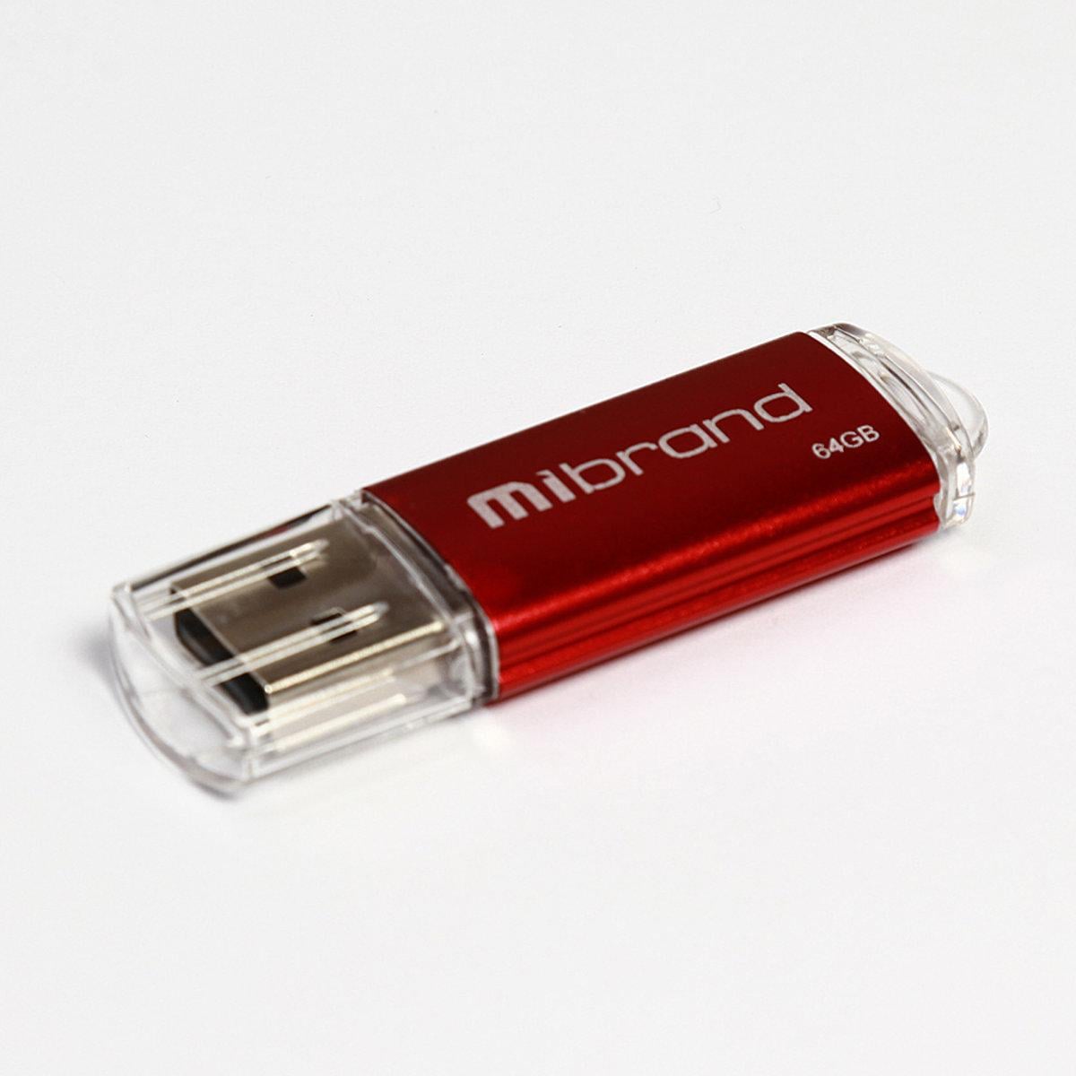 Флеш-пам'ять для ноутбука Flash Mibrand USB 2.0 Cougar 64Gb Red (MI2.0/CU64P1R)