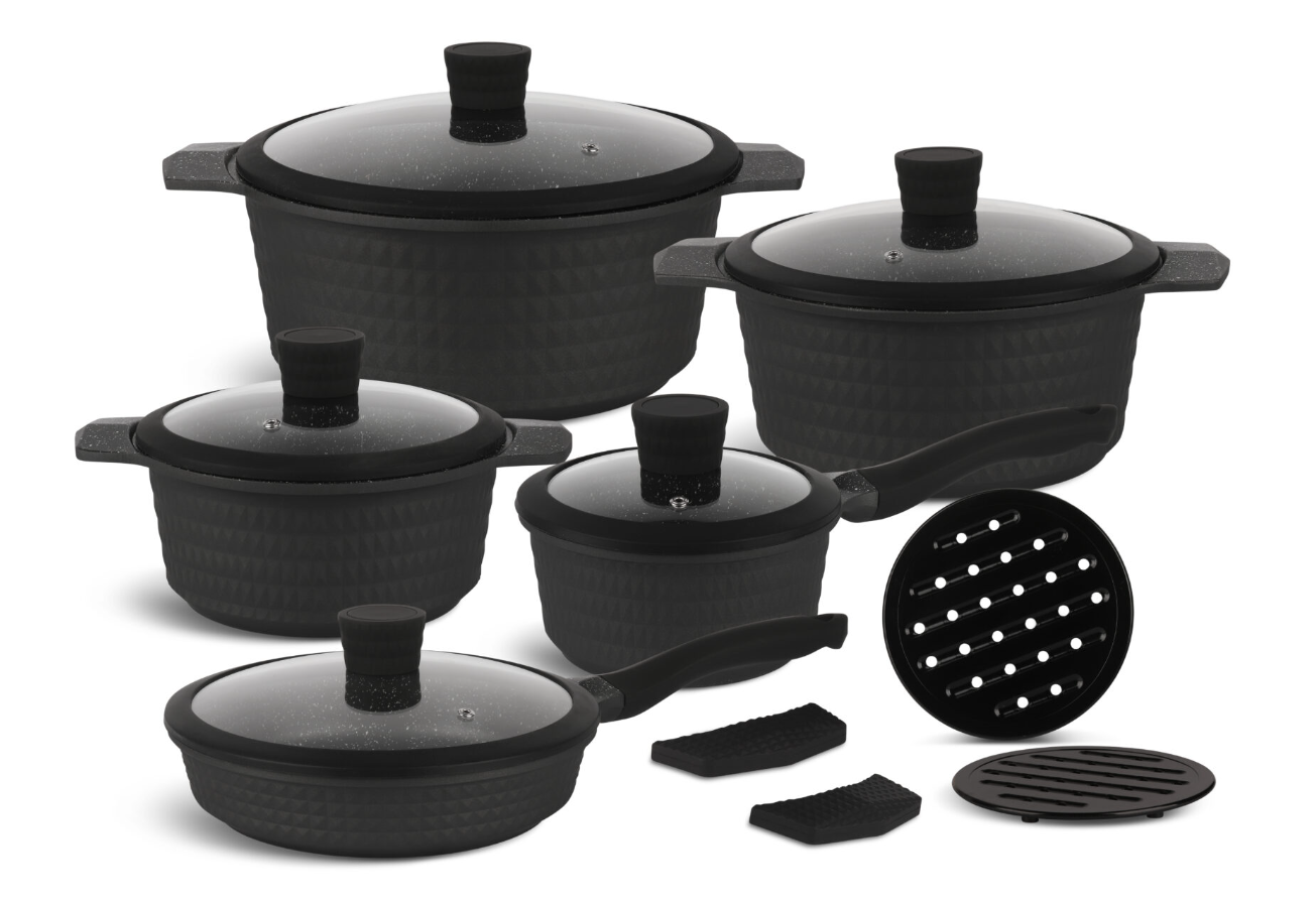 Набор посуды Edenberg EB-5644 с мраморным покрытием 14 пр. (11580955)