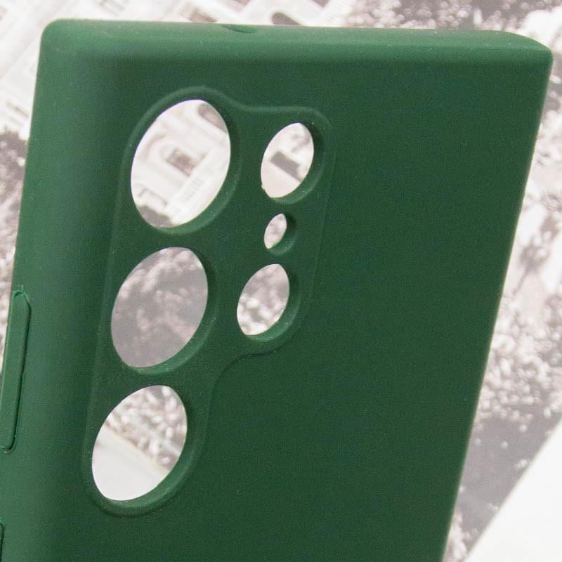 Протиударний Чохол Silicone Cover Lakshmi Full Camera (AAA) для Samsung Galaxy S23 Ultra Зелений / Cyprus Green - фото 6