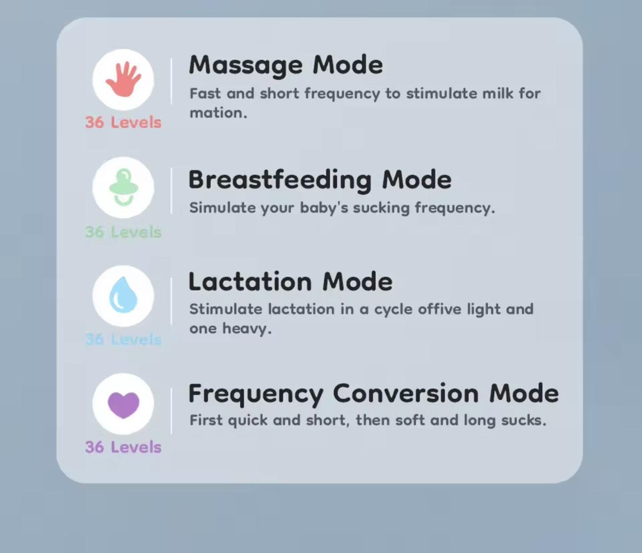 Молокоотсос электрический Dr. Isla с функцией массажа Розовый (28144742) - фото 6 Молокоотсос электрический Dr. Isla с функцией массажа Розовый (28144742) - фото 6