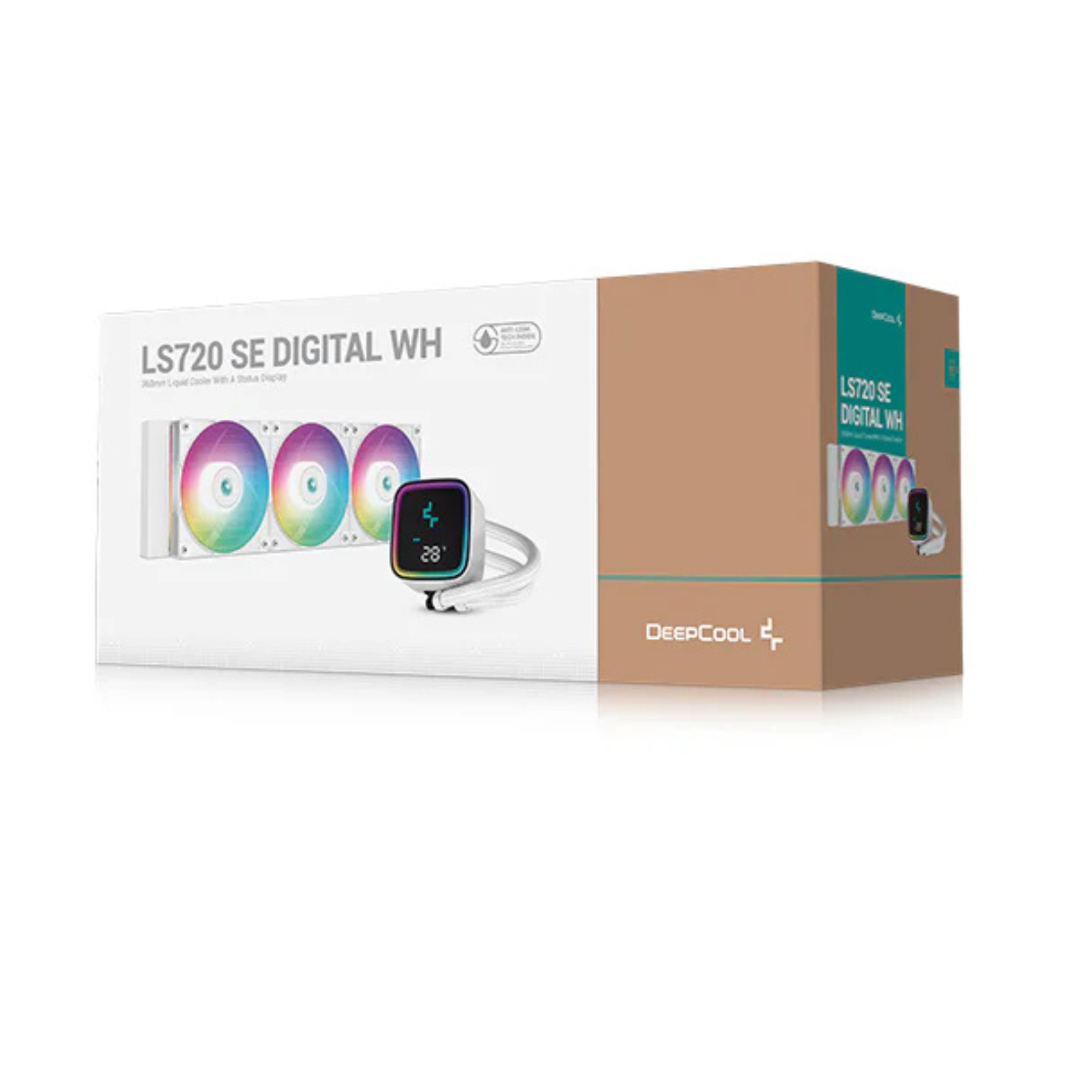 ᐉ Система жидкостного охлаждения DeepCool LS720 SE Digital White