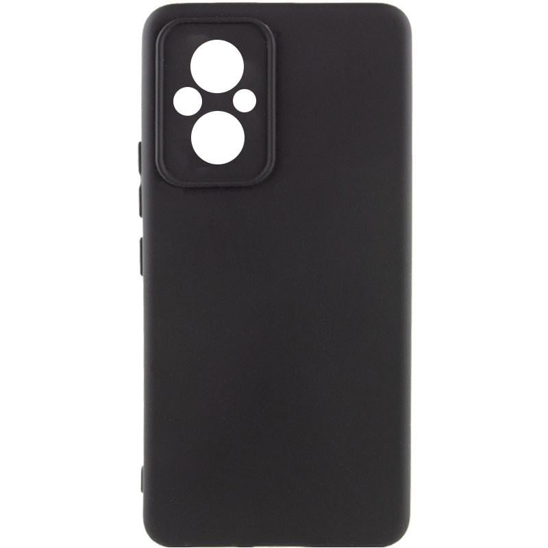 Противоударный чехол Silicone Cover Lakshmi Full Camera (AA) для Xiaomi Poco M5 черный