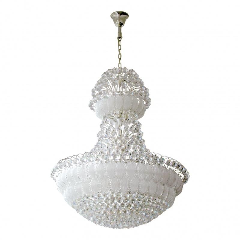 Люстра підвісна велика для холу Brille BCL-217S/36 E14