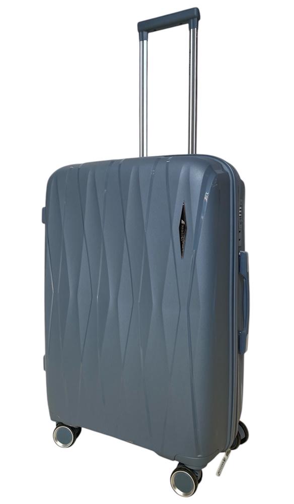 Чемодан средний Madisson Snowball 51103 полипропилен M Серый - фото 5