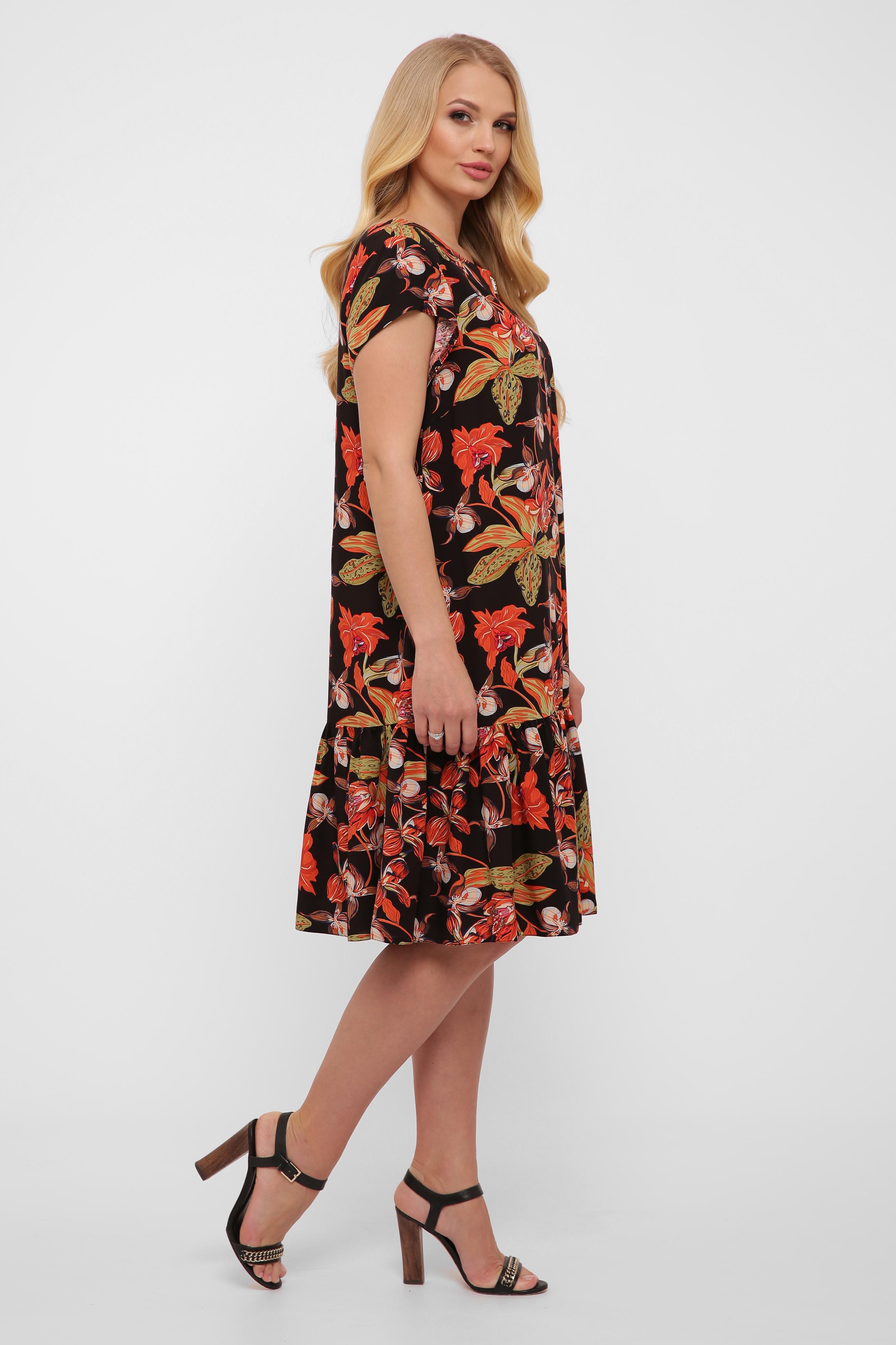 Платье VLAVI Яна р. 54 Черный (115404-54) - фото 3