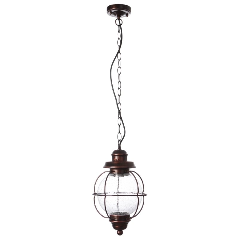 Светильник уличный Brille подвесной GL-103 C RED/BK (34-069)