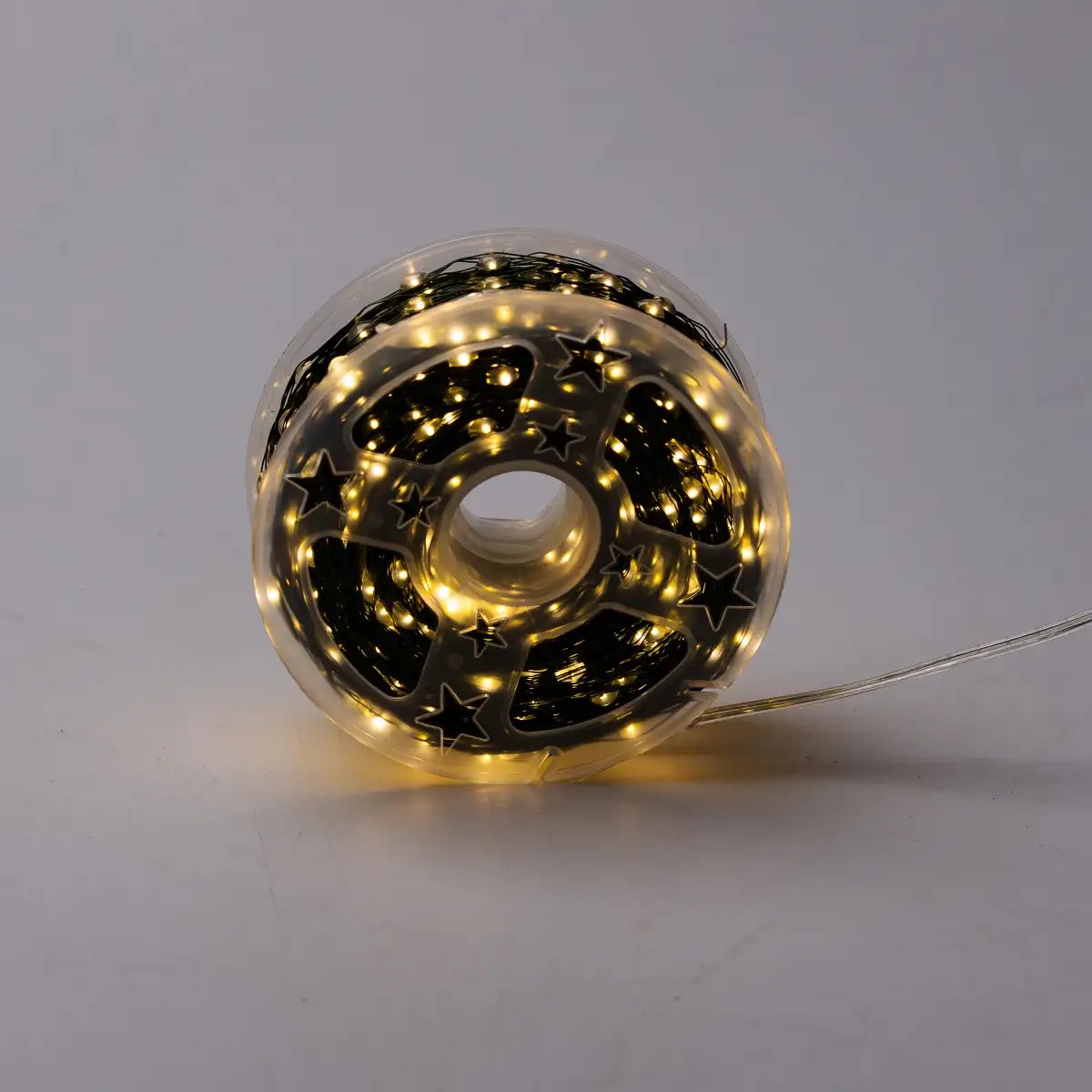 Гирлянда нить GarlandoPro 1000L100MGY Роса 1000 LED 100 м от сети Желтый (118-107-11000L100MGY) - фото 3