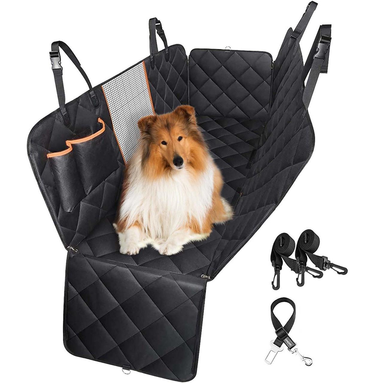 Автогамак накидка водостойкая на заднее сидение для перевозки животных - фото 2