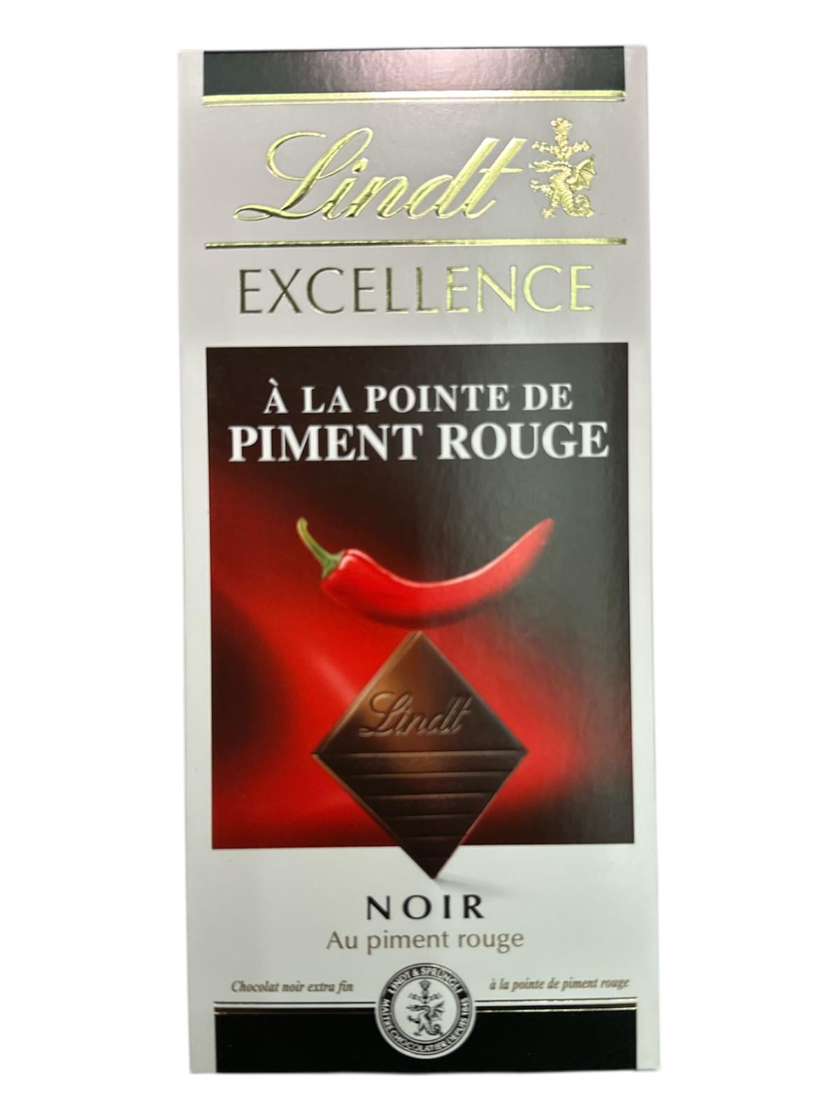 Шоколад черный Lindt с перцем чили 100 г (61047)