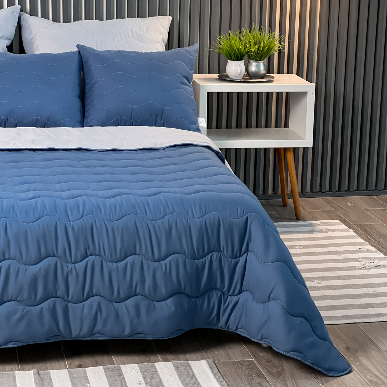 Одеяло зимнее Double Face 170х205 см Infinity/Gray Dawn