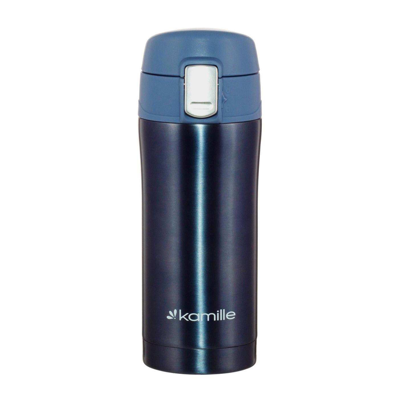 Термос Kamille из нержавеющей стали 320 мл Синий (2087 Синий)