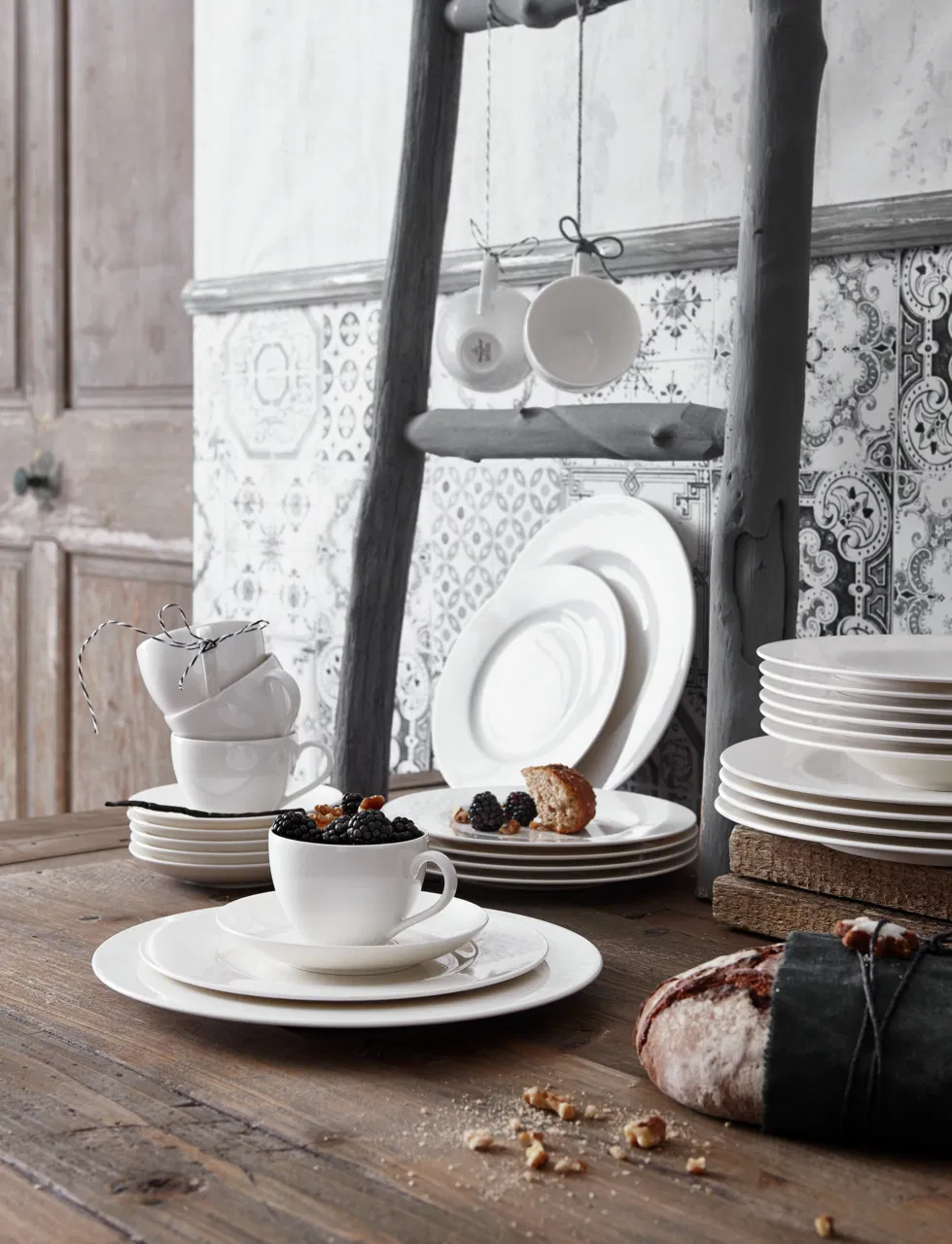 ᐉ Набор столовой посуды Villeroy & Boch Basic White 30 предметов