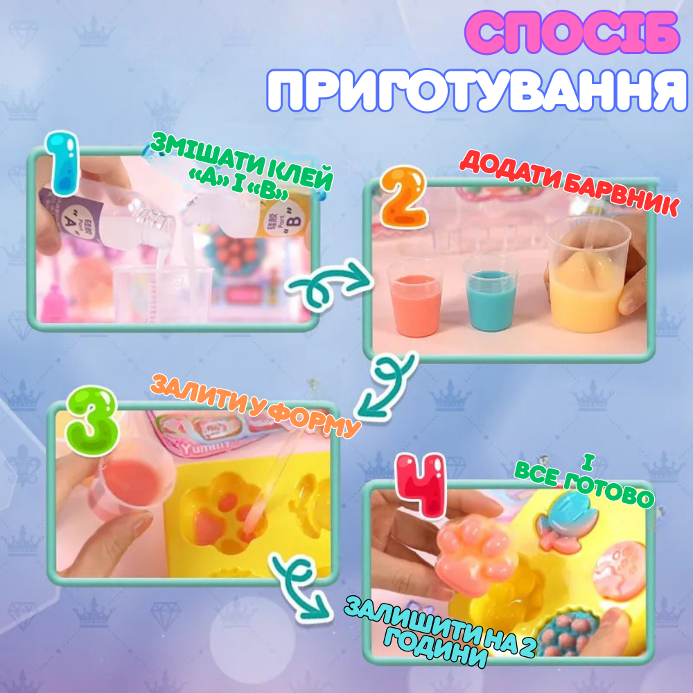 Набір для виготовлення сквішів Створи сквіш сам дитячий 6 шт. (9009A) - фото 3 Набір для виготовлення сквішів Створи сквіш сам дитячий 6 шт. (9009A) - фото 3