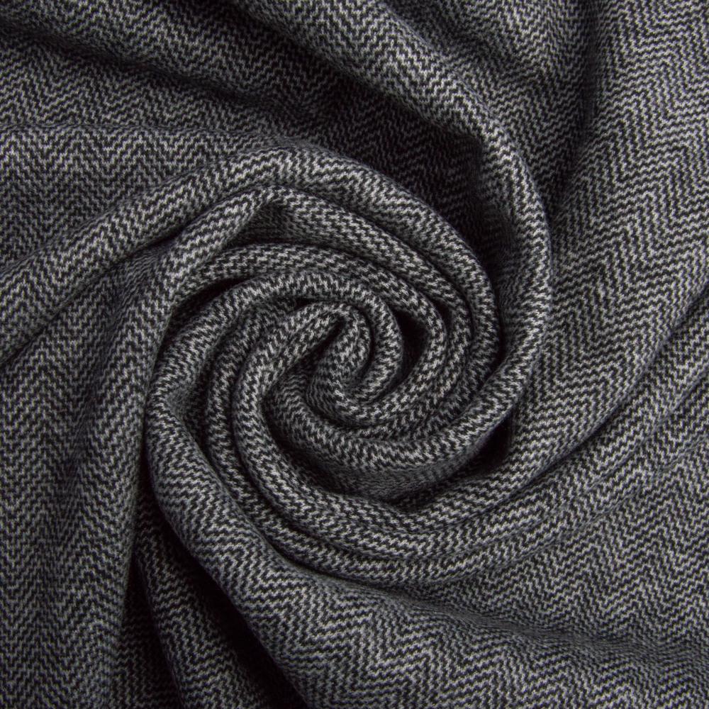 Ткань трикотаж Кашемир V-2 400 гр/м2 150 см Серый (25739)