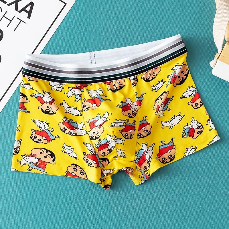 Трусы боксеры мужские Мультики CangLuan ХL Желтый (10000081(4) Трусы боксеры мужские Мультики CangLuan ХL Желтый (10000081(4)