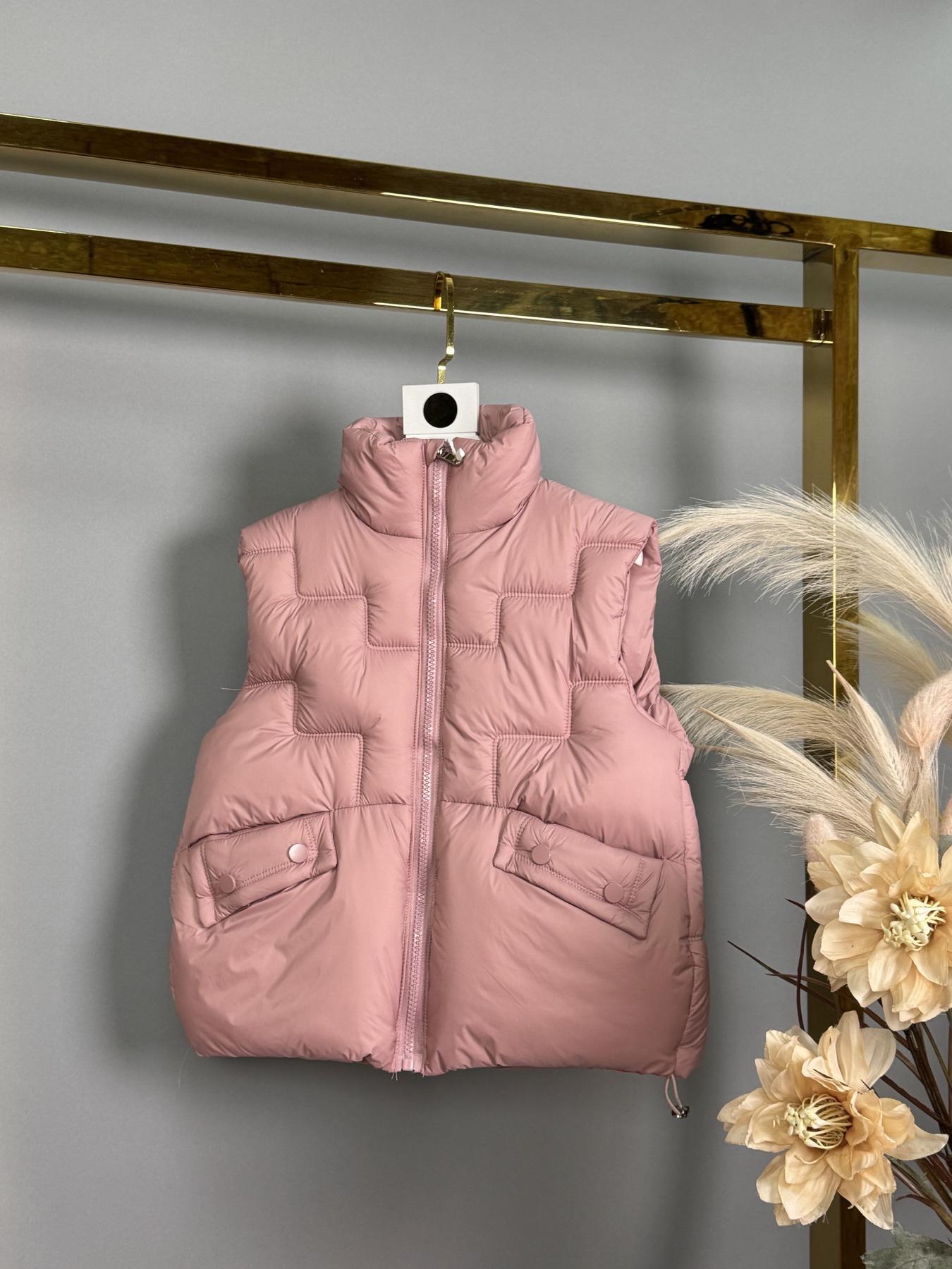 Жилетка для дівчинки на 5-6 років 110-116 см Рожевий - фото 2