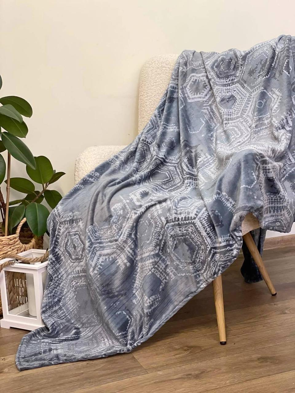 Плед Ecotton Соты из микрофибры Well Soft 220х240 см Серый (23502) Плед Ecotton Соты из микрофибры Well Soft 220х240 см Серый (23502)