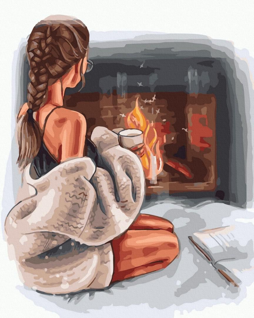 Картина по номерам Brushme Зимний уют 40x50 см (GX40006)