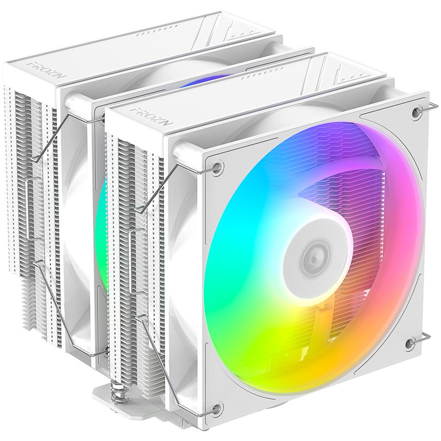 Кулер процессорный ID-Cooling Frozn A620 Pro XE ARGB 260 Вт 2x120 мм 2000 об/мин Snow White Кулер процессорный ID-Cooling Frozn A620 Pro XE ARGB 260 Вт 2x120 мм 2000 об/мин Snow White