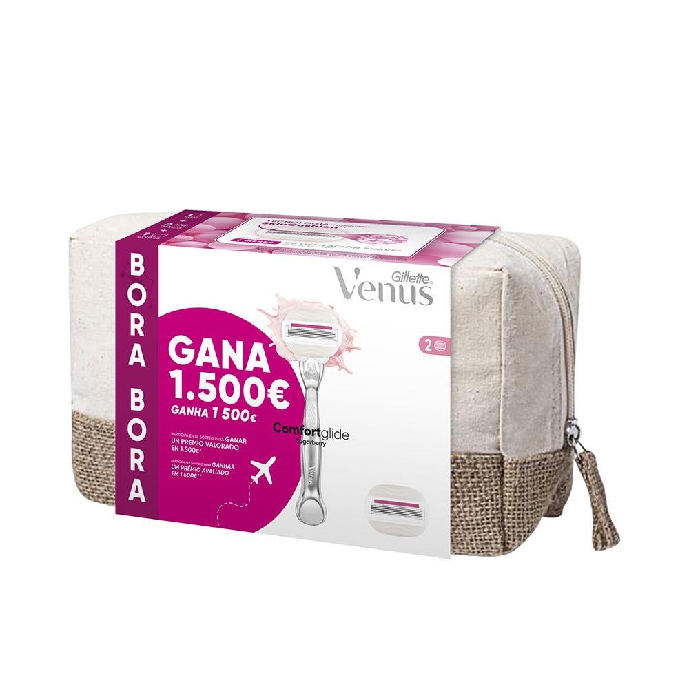 Подарунковий набір Gillette Venus Comfortglide Sugarberry бритва/2 касети/косметичка (7702018597574)