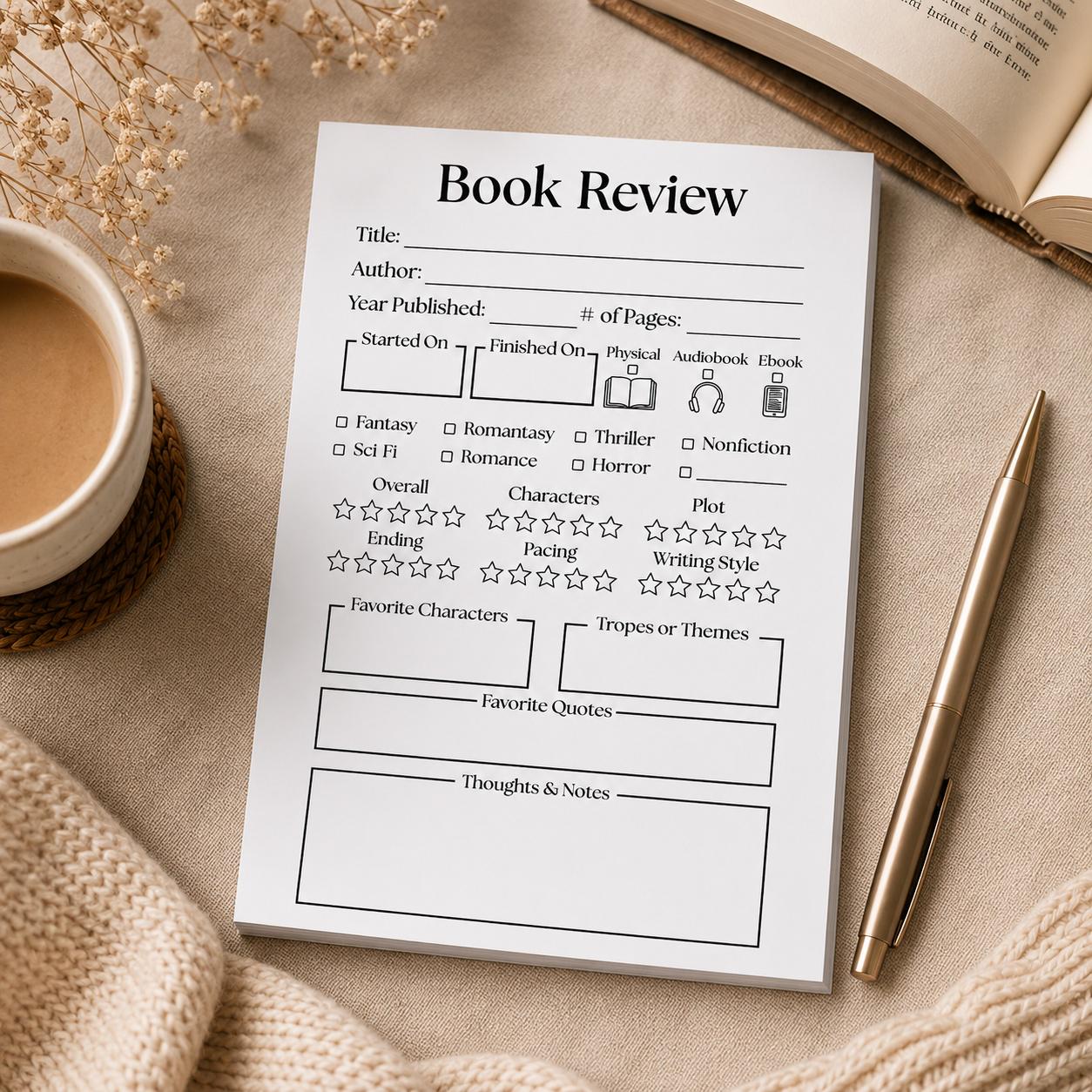 Блокнот Book Review классический 50 л. (BRJ-CLASSIC-050)