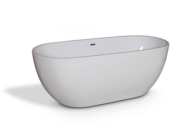 Ванна акриловая Aqua-world AW421-1 островной установки с переливом и сифоном 1685x735x600 мм (D-9)