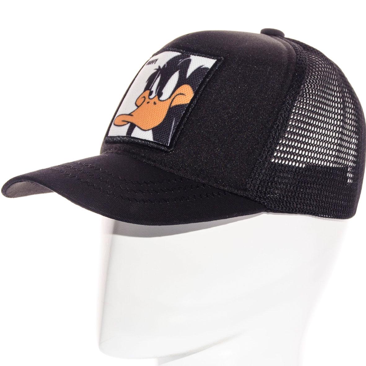 Бейсболка Daffy Duck SUBs21861 с сеткой с шевроном на регуляторе L/р. 57-58 Черный