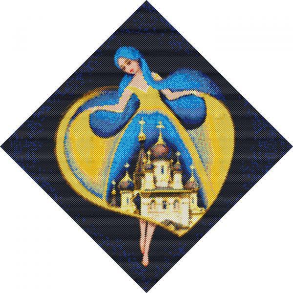 Алмазная мозаика Идейка Берегиня Николаева 40x40 см (Id-AMO7256)