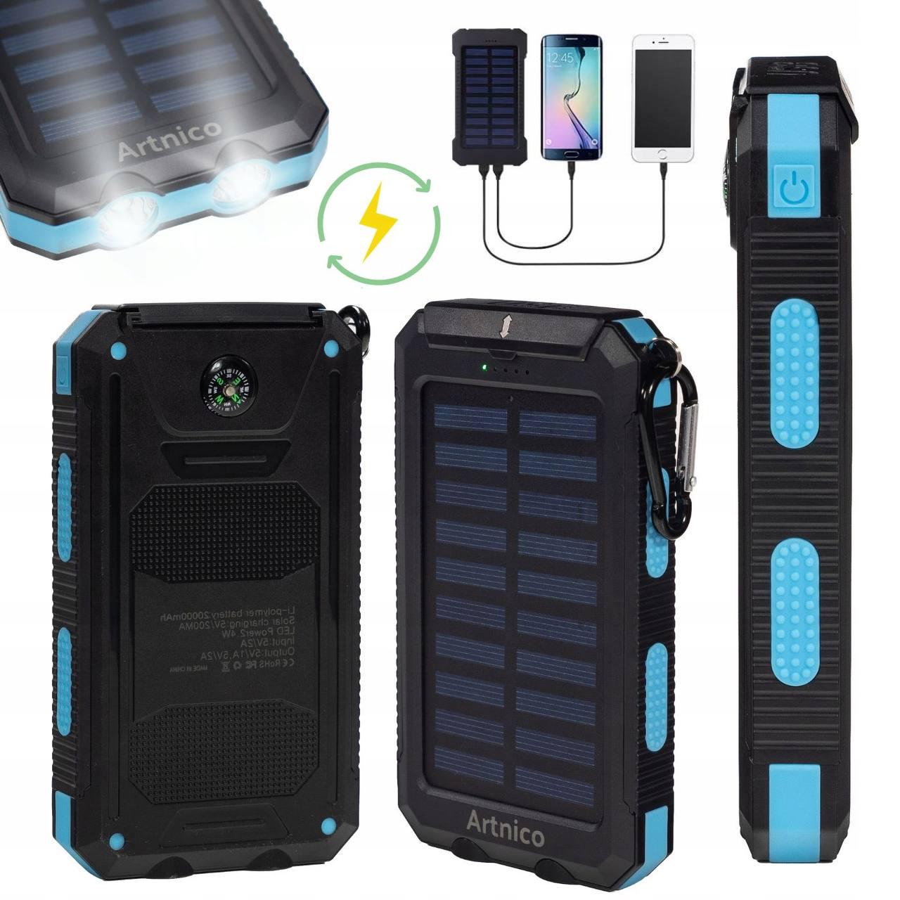 Повербанк Artnico SOLAR 20000 mAh 2xUSB - фото 15