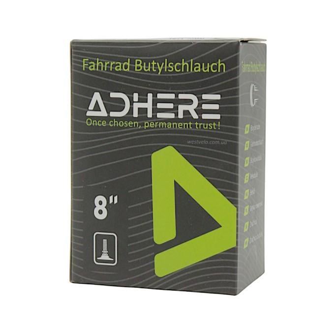 Камера на электросамокат 8 прямой сосок AV 20mm ADHERE 8-2.0-5 узкая внутренняя Ø130 мм TR4A