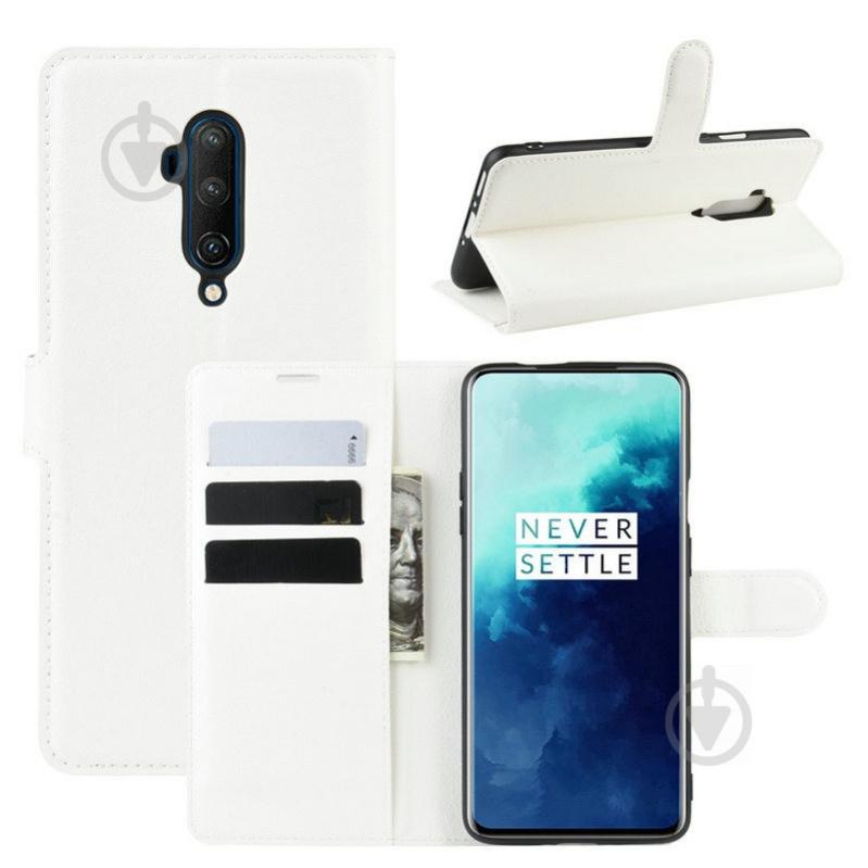 Чохол-книжка Litchie Wallet для OnePlus 7T Pro White (hub_NlGB98098) - фото 2