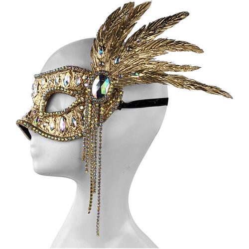 Маска Венецианская Seta Decor 24-526GL Маска Венецианская Seta Decor 24-526GL