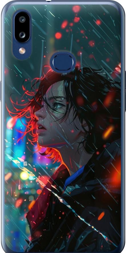 Чехол на Samsung Galaxy A10s A107F Ночные огни (6096t-1776-42517)