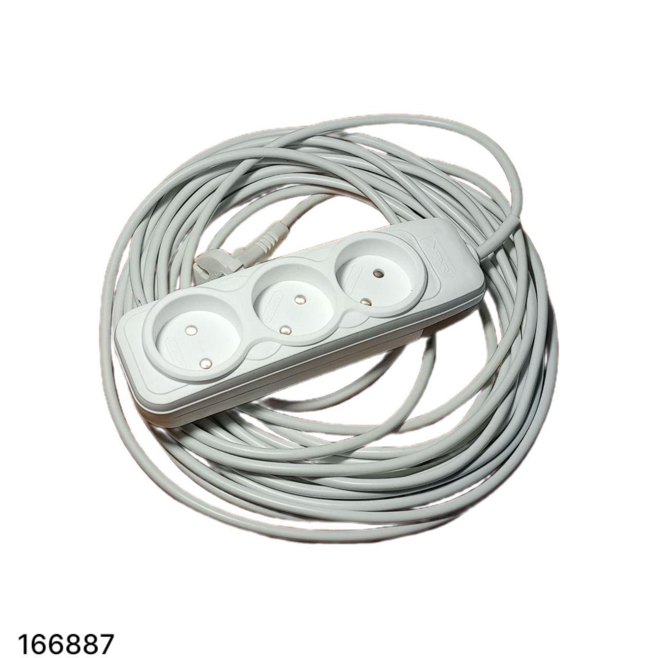 Подовжувач Sokol 3 розетки без заземлення 10 м (7.5.1.166887) - фото 3 Подовжувач Sokol 3 розетки без заземлення 10 м (7.5.1.166887) - фото 3