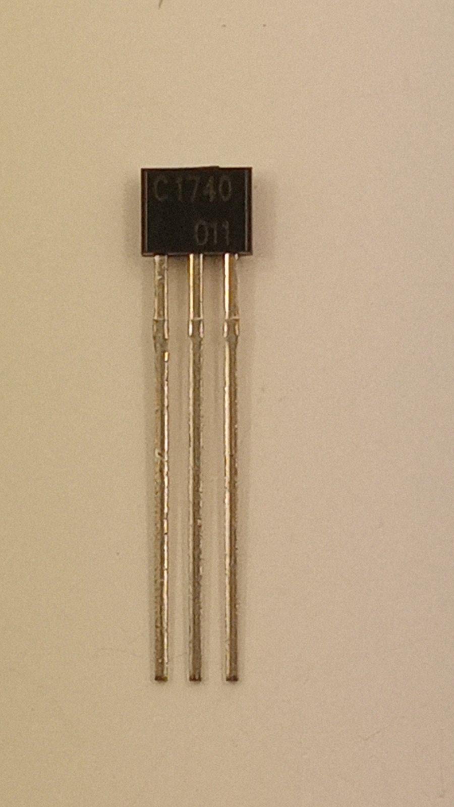 Транзистор 2SC1740 NPN 50V 0,15A TO-92 (02473)