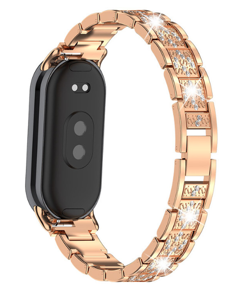 Ремешок DK Metal Band Fitlink Diamond для Xiaomi Mi Band 8 (016444)