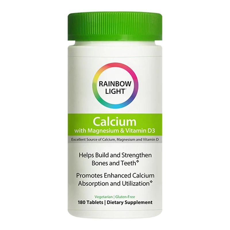 Кальций магний и витамин Д3 Rainbow Light Calcium with Magnesium & Vitamin D3 180 табл. (18898-01)