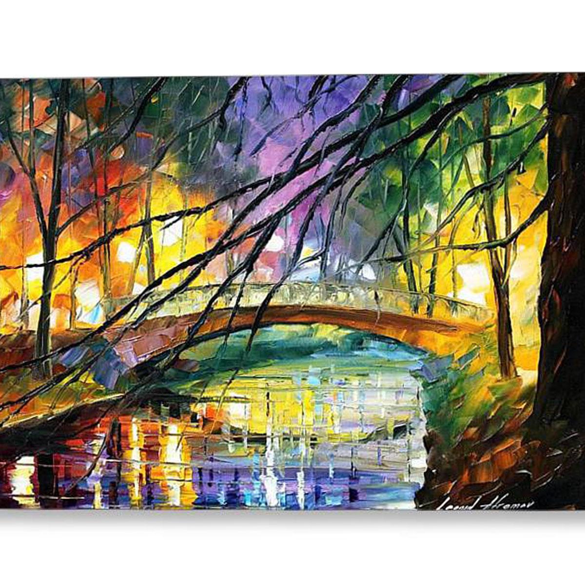 Алмазная мозаика Santi Осенний мост 30х40 см (954051)